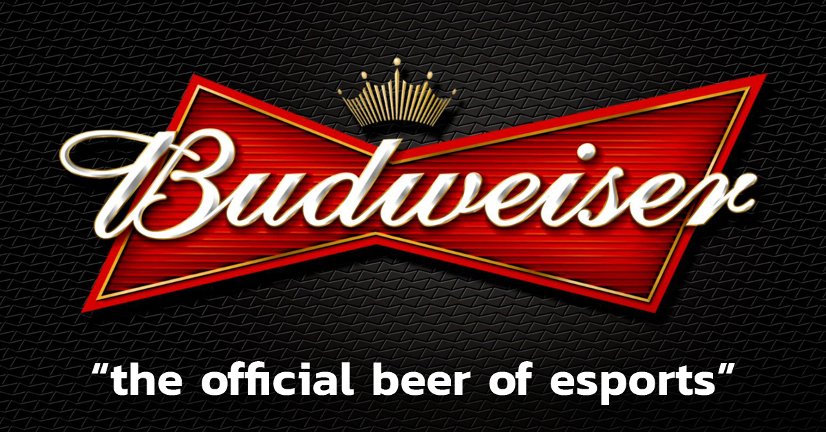มาไงเนี่ย! Budweiser จดสโลแกน “เบียร์แห่งอีสปอร์ตอย่างเป็นทางการ”